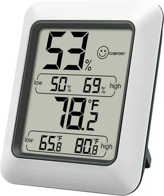 Egg Hatching Incubator  Digital Thermometer Hygrometer Humidity Monitor MIN MAX