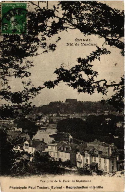 CPA ÉPINAL - Nid de Verdure - Vue prse de la Foret de St-Antoine (455341)