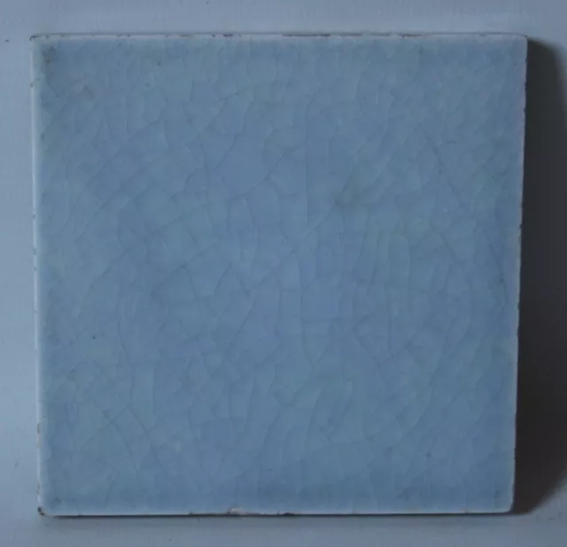 Craven Dunnill & Co, Shropshire - Vintage Light Blue Glazed 4" Tile