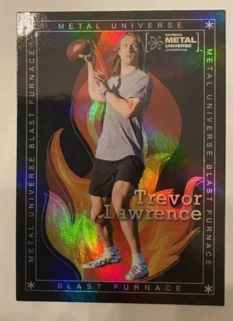 2022 Skybox Metal Universe TREVOR LAWRENCE Blast Furnace insert card JAGUARS