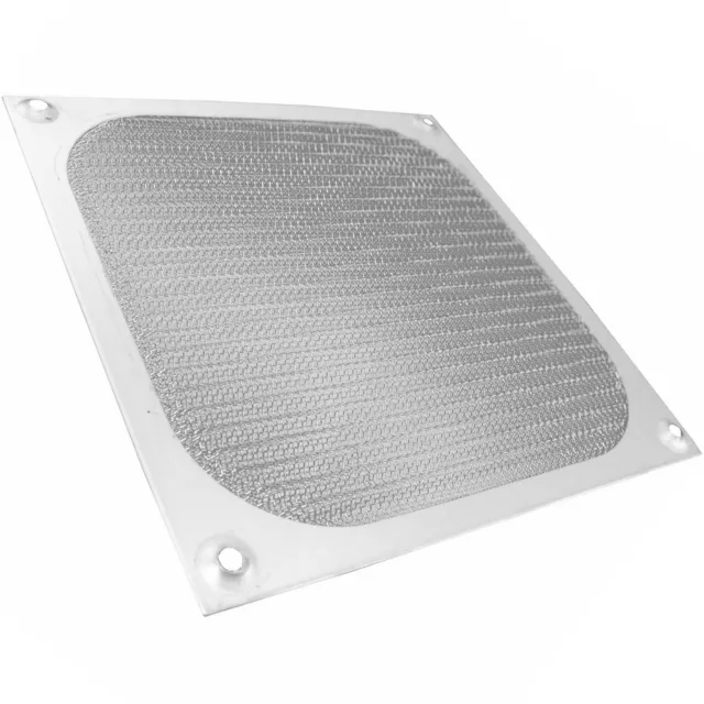 AABCOOLING Aluminium Lüfter Filter / Grill 140mm - Staubfilter Silber