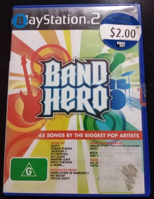 PLAYSTATION 2 GAME~BAND Hero~Music PS2~PS3~PS4~PS5~Sony~Taylor  Swift~Karaoke~GC~ $7.50 - PicClick AU