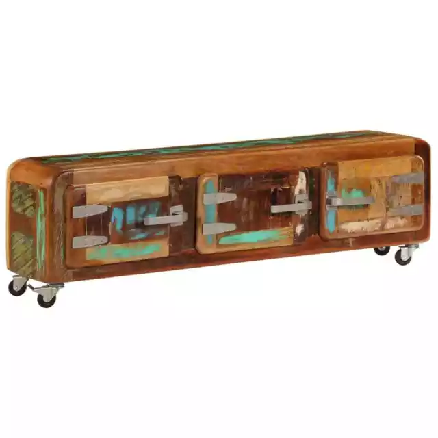 USA TV Cabinet 14.6" Solid Reclaimed Wood TV Stand Couch Table Side Table USA TV Cabinet 14.6" Solid Reclaimed Wood TV Stand Couch Table Side Table