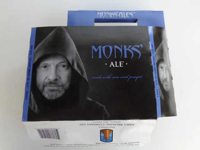 Beer Six pack Holder (6-pack) ~ ABBEY Brewing Co Monk's Ale; Abiquiu, NEW MEXICO