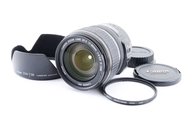 "N MINT" Canon EF-S 17-85mm f/4-5.6 IS USM Zoom Lens "TESTED" JAPAN 2070434