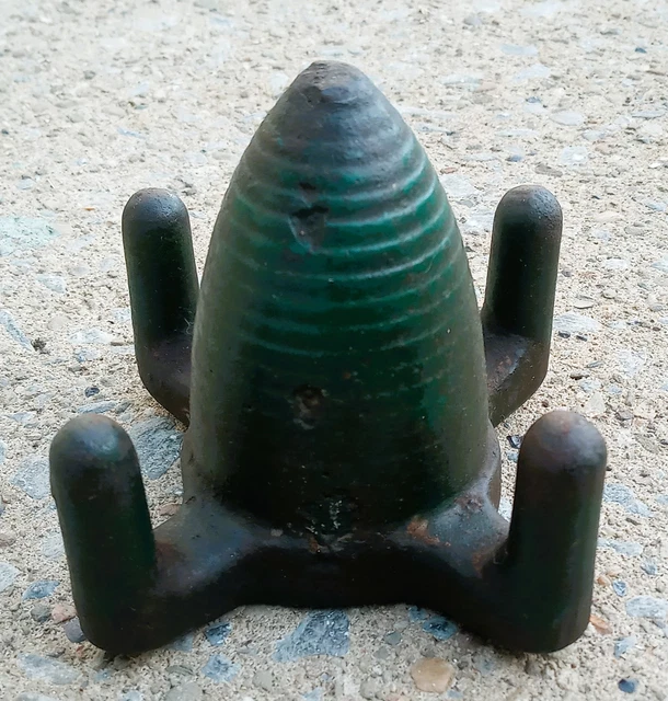 Vintage Iron Fence, Clothes Line, Flagpole, Hitching Post Topper, Beehive Shaped