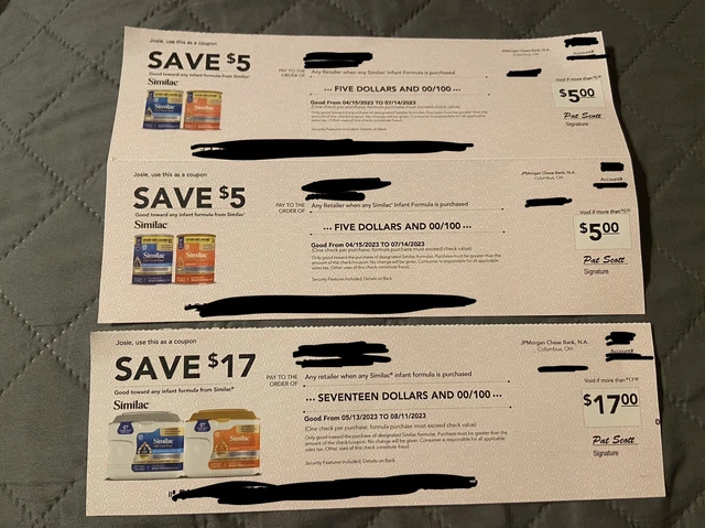 Similac coupon $27