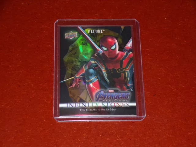 2022 UD Marvel Studios Allure Infinity Stones Mind Stone 007/299 Spider-Man