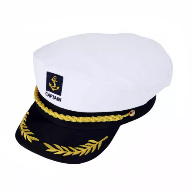Kapitänsmütze für Yachten Navy Kapitäne Hüte Erwachsene Yacht Boot Schiff Hut