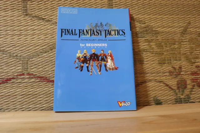 Final Fantasy Tactics for Beginners Capture Guide Book Playstation 1 PS1 VG!