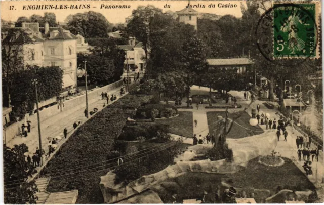 CPA Enghien les Bains Panorama du Jardin du Casino FRANCE (1332972)