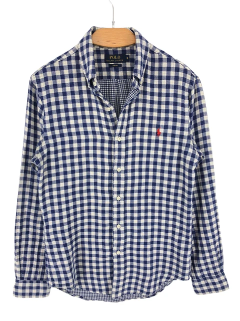 Polo Ralph Lauren Uomo Quadri Slim Fit Camicia TAGLIA S