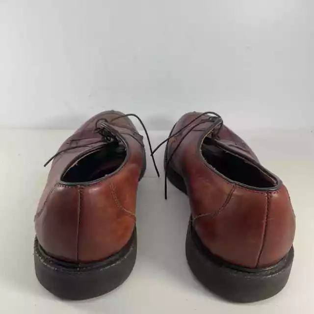 ALLEN EDMONDS BROWN Leather Oxford Dress Shoes Men 11.5 Preowned $65.00 ...