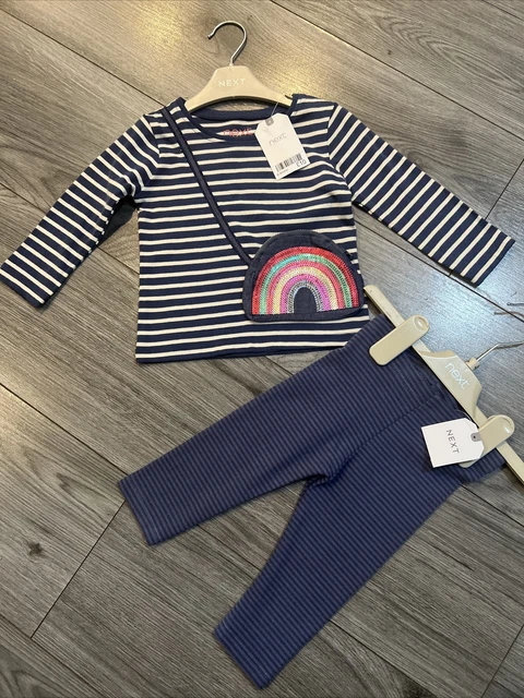 Next baby girl 6-9 months top and leggings outfit bundle BNWT
