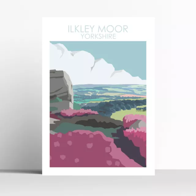 Ilkley Moor Yorkshire Digital Print