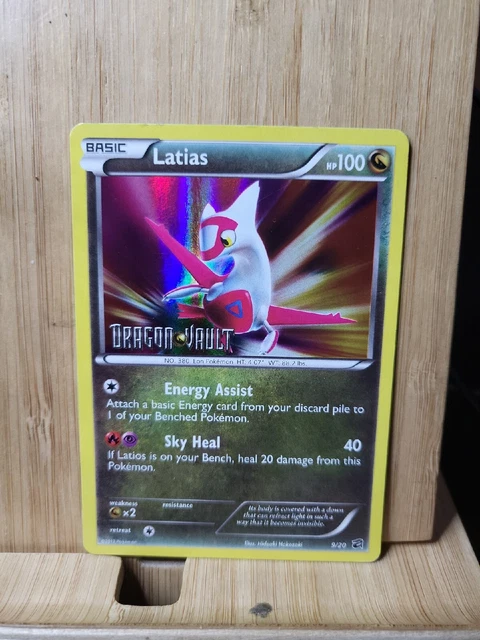 LATIAS🏆 Holo STAMPED 9/20 Dragon Vault Promo (Genuine) Pokemon Card🏆(MAR)