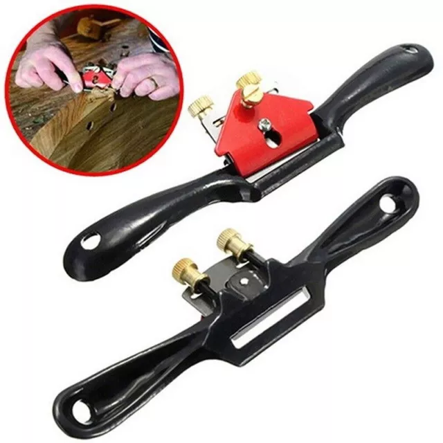 9 Inch Adjustable Woodworking Tool Plane Wood Hand Planer Screw Spoke Shaver