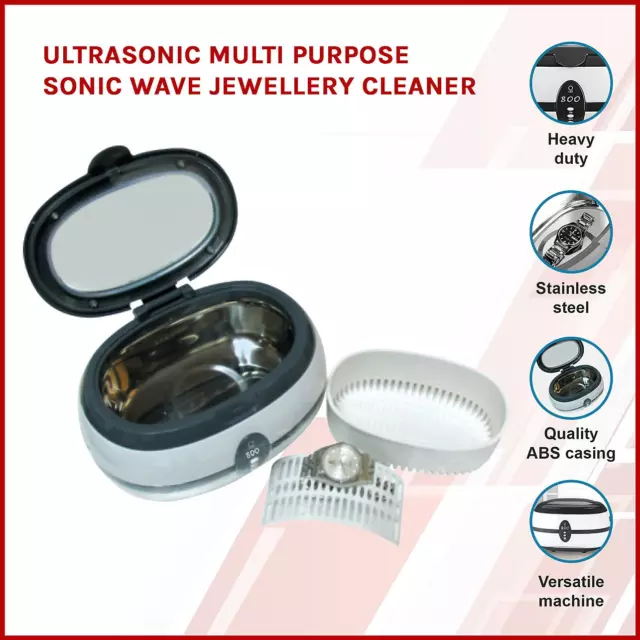 Ultrasonic Multi Purpose Sonic Wave Jewellery Cleaner 2