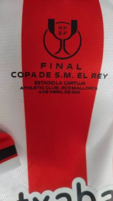 Camiseta Final Copa Del Rey 23/24: Athletic Club 🆚 Mallorca