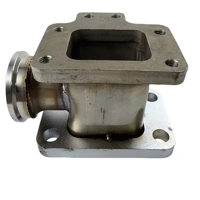 T3 To T3 Turbo Flange Adapter With 38mm External Wastegate Port - Cast Iron Manifold Conversion