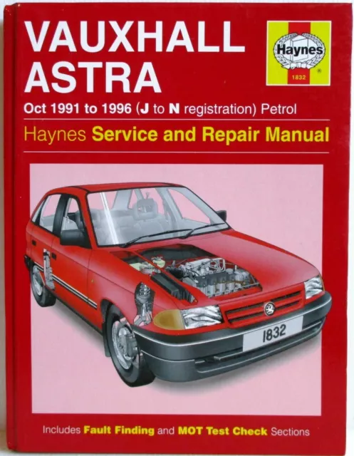 Haynes - Vauxhall Astra (Oct 1991-1996) Service & Repair Manual - Unused - T48