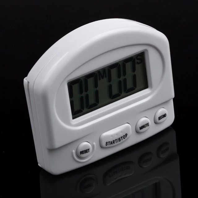 Temporizador digital reloj alarma aparatos de cuenta regresiva con pantalla LCD para cocina