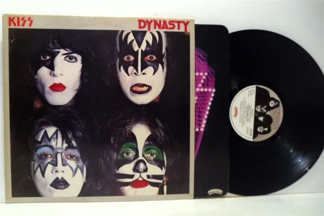 KISS dynasty LP EX-/VG+, CALH 2051, vinyl, album, with, uk, 1979, hard rock glam