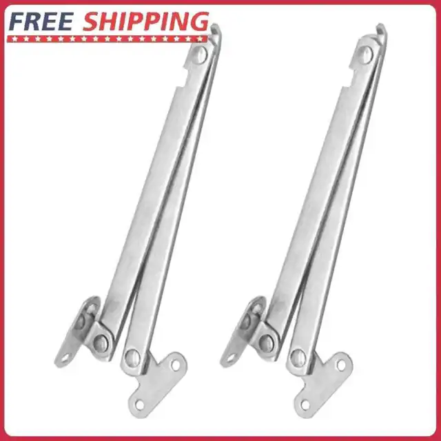 2pcs Kitchen Cabinet Cupboard Furniture Doors Close Lift Up Stay Support Hinge