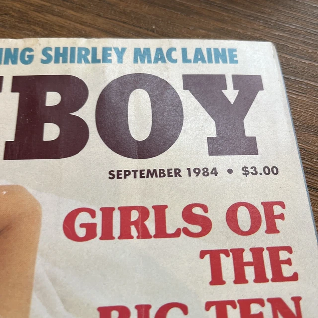 PLAYBOY MAGAZINE SEPTEMBER 1984 Kimberly Evenson W/Centrefold Verygood