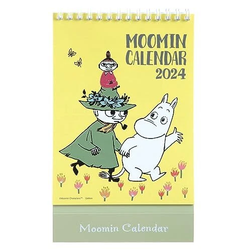 GAKKEN STAFUL 2024 Calendar Moomin Wall Hanging Large Simple AM16007