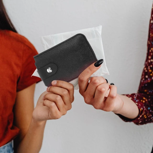 REUSABLE PU DRIVING License Holder Compact Card Case Small Slim Wallet ...