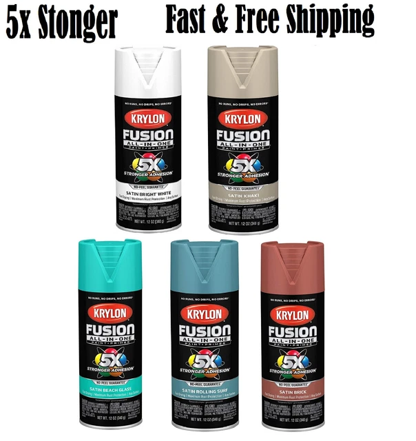 KRYLON FUSION ALLINONE Spray Paint for Indoor/Outdoor Use 5x Stronger