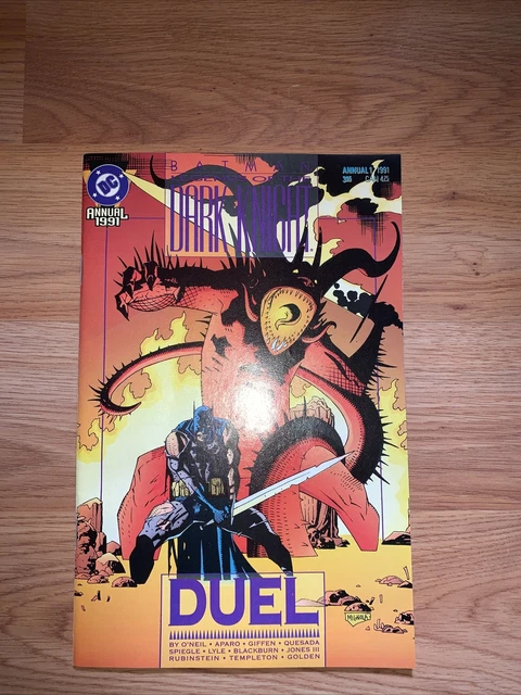 LEGENDS OF THE DARK KNIGHT ANNUAL #1 DC COMICS 1991 Vintage VG  DUEL