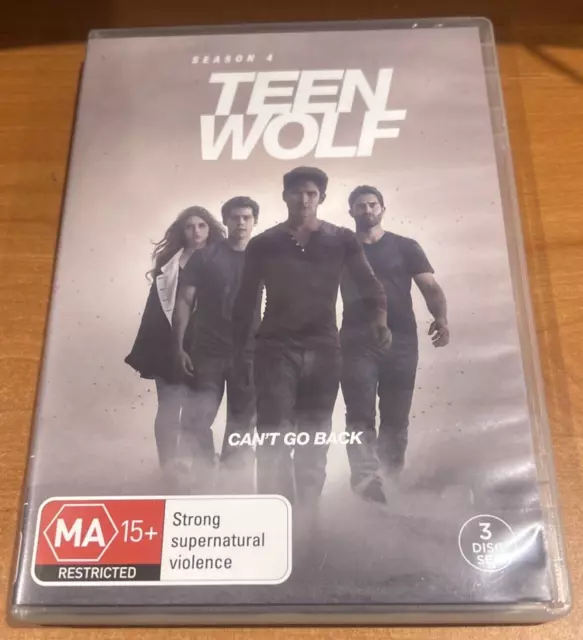 Teen Wolf : Season 4 (2014 : 3 Disc DVD Set) Very Good Condition Region 4