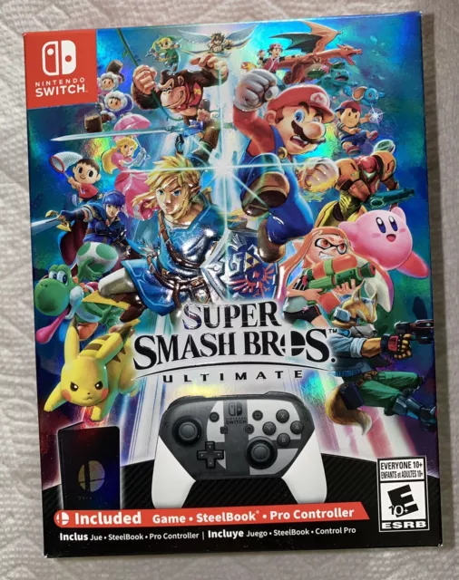 Super Smash Bros. Ultimate Special Edition Nintendo Switch Bundle New Sealed