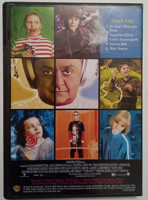 CHARLIE AND THE Chocolate Factory: CD Soundtrack Sampler $5.28 ...