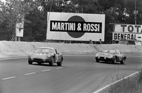 Mauro Bianchi & Jean Vinatier jr Alpine A210 Renault Le Mans 1967 Old Photo 6