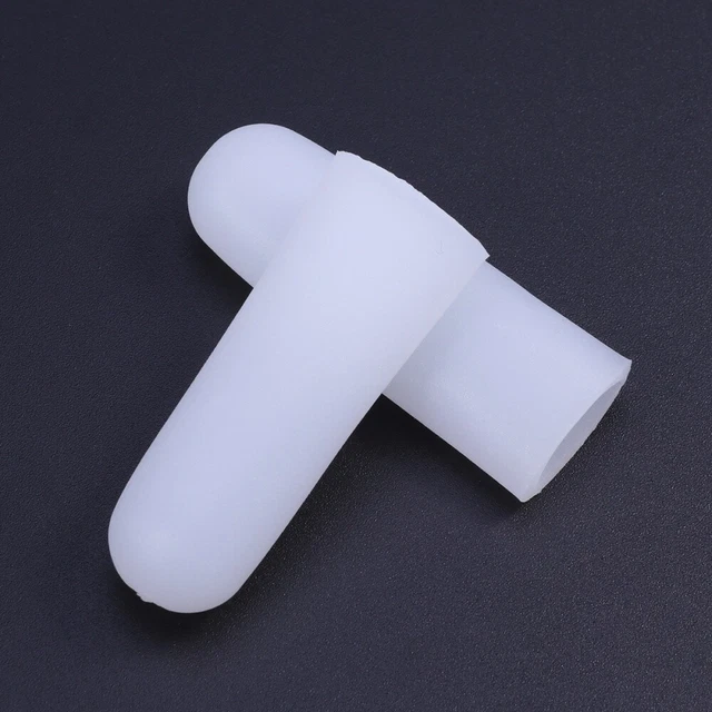 Lot De 10 Protège-doigts En Silicone Pour Couture Et Broderie - Protège Bouts Des Doigts Et Ongles - Taille ~2.5x2x1.5 Cm - Bleu