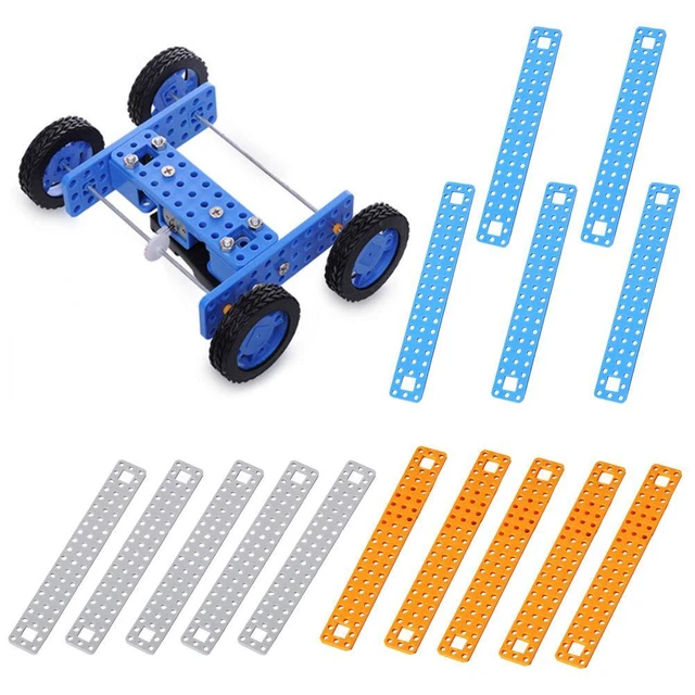 5pcs Plastic Connect Strip Fixed Frame Robotic Car Model Toy Part DIY 2023 uk