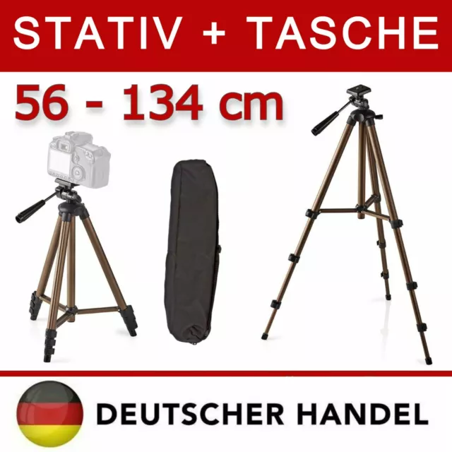 134cm Kamerastativ Digitalkamera Stativ für Panasonic HC-V130 HC-V160 HC-V180