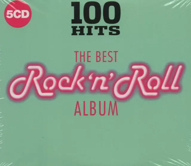 100 Hits - The Best Rock 'N' Roll Album - Chuck Berry Dion - 5 Cds - New!!