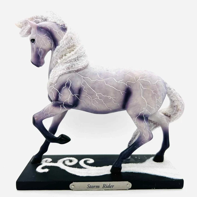 Enesco Trail of Painted Ponies Storm Rider Thunder Statue Horse 4026392 Retired