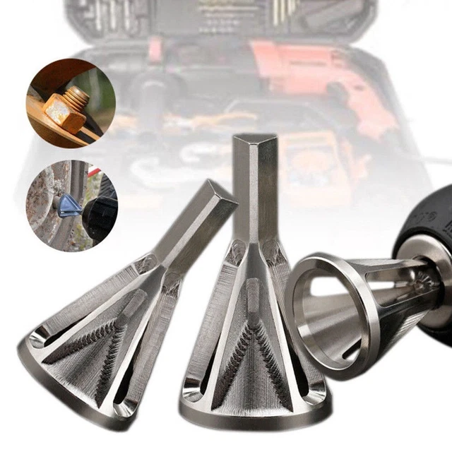 Stainless Steel Silver Deburring External Chamfer Tool Bit Remove Burr Repairs