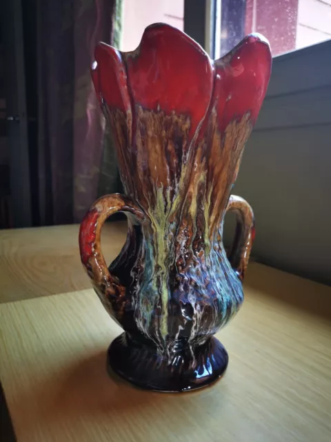 grand vase ancien en faïence de Pougues les Eaux