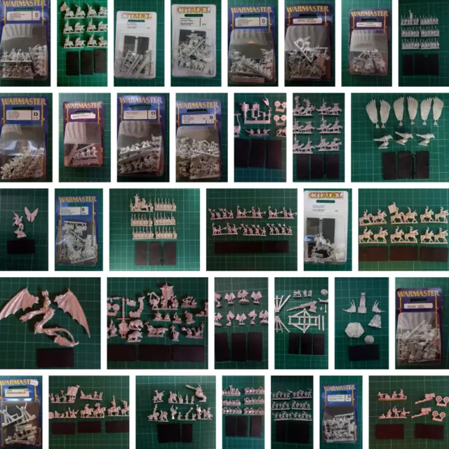 WARMASTER miniatures multi-listing Blisters / Loose - All Factions