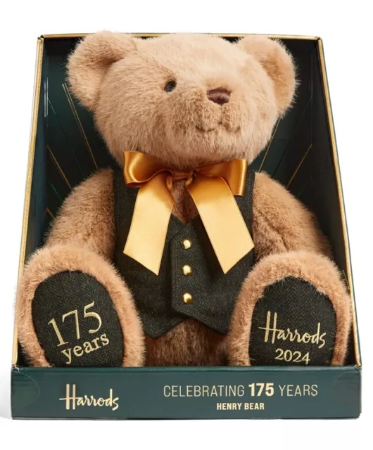 HARRODS ANNUAL BEAR 2024 HENRY 175th ANNIVERSARY SPECIAL EDITION BNWT £