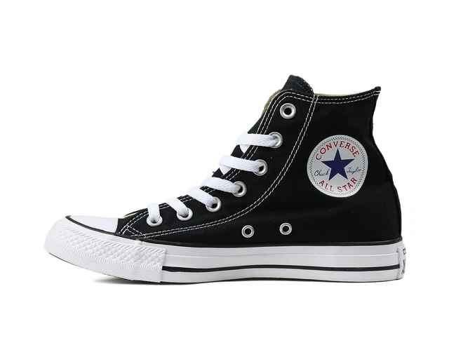 Converse All Star Hi Canvas Baskets Noires-UK 8.5