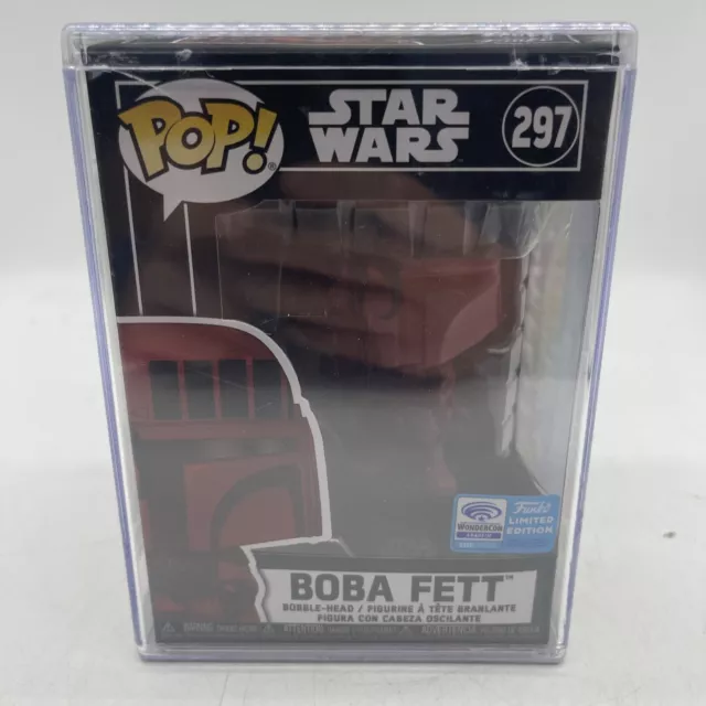 Star Wars Boba Fett Limited Edition Funko Pop #297 Wondercon Vinyl Figure