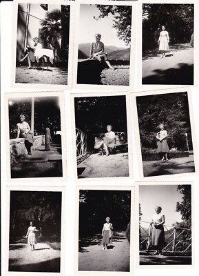 1958 LOTTO 5 FOTO ORIGINALI CASTIGLIONCELLO BAGNI AUSONIA LUCCIOLA HOT MIRAMARE 