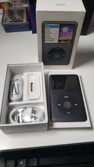 Apple iPod Classic 7th Generation 160GB MP3/MP4 MC297LL/A - Black NEW OPEN BOX